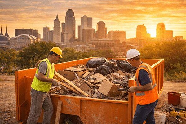 Construction Debris Dumpster Rental Cleanup