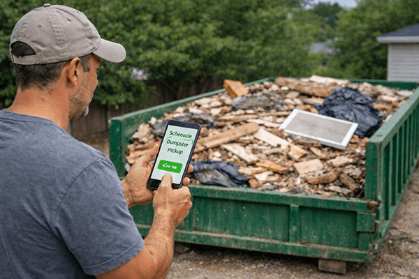 Project completion and pickup scheduling